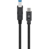 Kabelis spausdintuvui USB C 3.0 (A-B) 1m Goobay